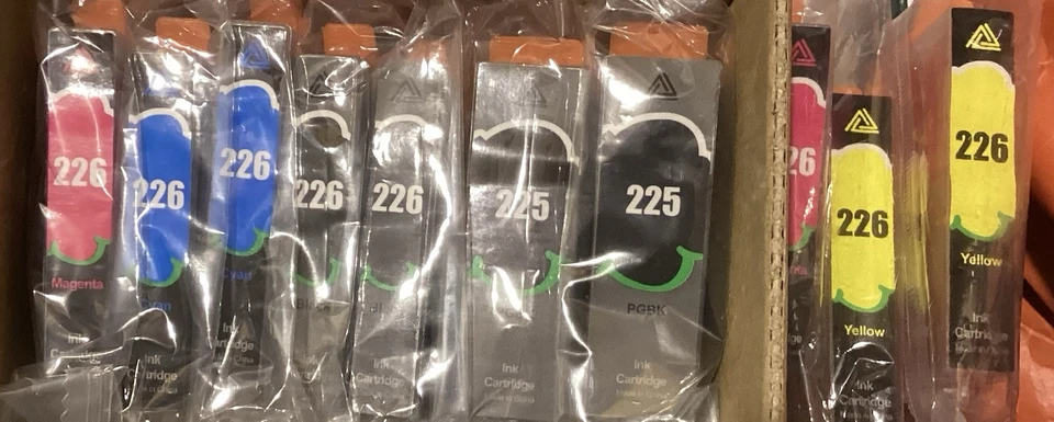 Paquete de 10 cartuchos de tinta EZ 225 y 226 Foto 1 de 1