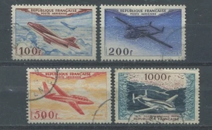 France 1954 Airmails 100 to 1,000 francs used - Picture 1 of 1