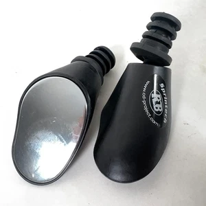 Sprintech Bar End Drop Handlebar Convex Rear View Mirror Left/Right Set - Picture 1 of 4