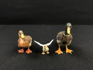Antique Authentic Austrian Vienna Bronze Family Of Ducks Very Collectible - Picture 1 of 12