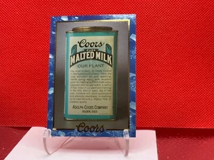 1 LB. MALTED MILK CAN 1995 COORS CARD #34 AA68 - Picture 1 of 2
