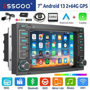 Für VW T5 Multivan Transporter DAB+ 64G Android 13 Autoradio Carplay Navi RDS BT - Bild 1 von 15