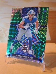 2022 Panini Mosaic AIDAN HUTCHINSON RC Prizm Green ROOKIE OF THE YEAR '22 - Bild 1 von 2