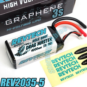 Revtech 4000mAh 11.1V 3S 110C Hole Shot 2035-5 Drag Master LiPo Battery TRI-1002