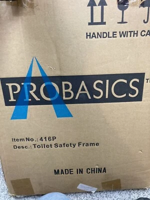 New ProBasics Toilet Safety Frame 416P 300lb Capacity Adjustable Fast Shipping - Image 1 of 3