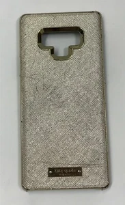 Funda envolvente Kate Spade para Samsung Note 9 - Placa con logotipo de oro rosa/oro Saffiano - Imagen 1 de 3