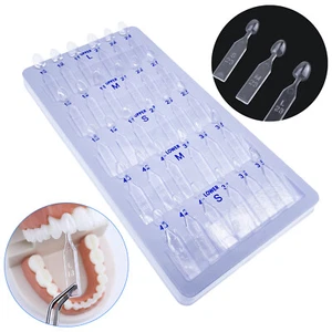 30 piezas Carillas Dentales Molde Compuesto Resina Luz Anterior Curar Dientes Restauración - Imagen 1 de 9