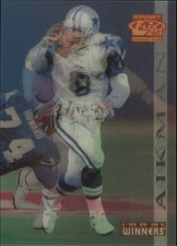 1995 Sportflix Football Card #154 Troy Aikman GW