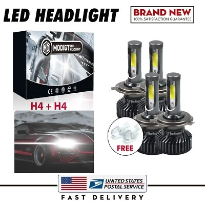 4X Bombillas de faros LED H4 600000LM 6000K para Land Rover Range Rover 1996-2001 EE. UU. Foto 1 de 4