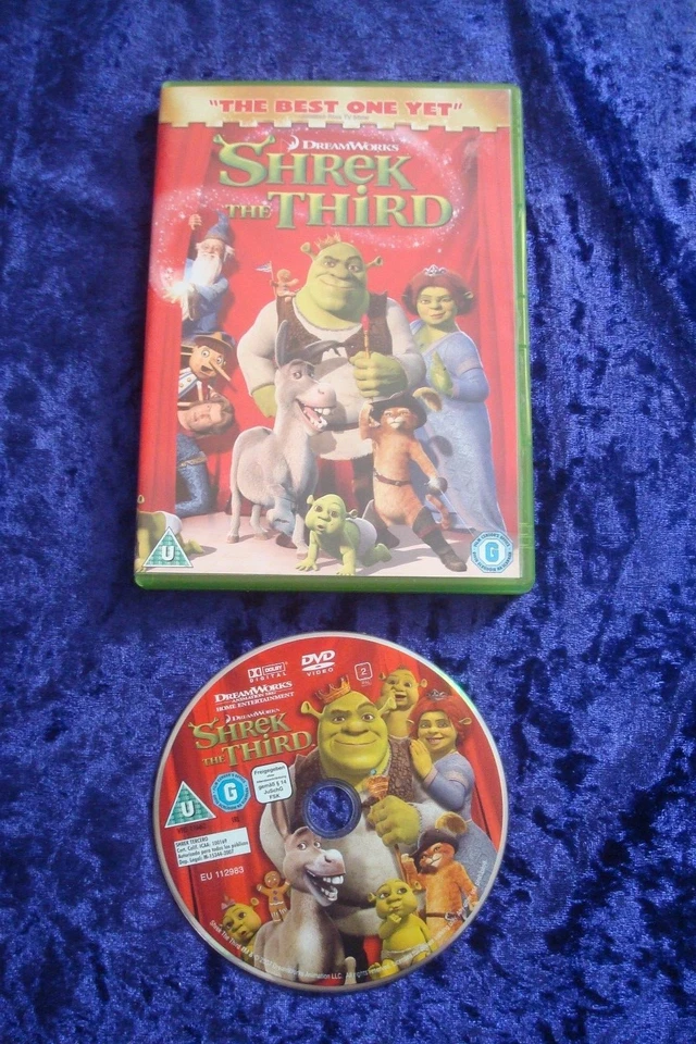 Shrek The Third DREAMWORKS CLASSIC ANIMATED UK REGION 2 DVD - Image 1 of 1
