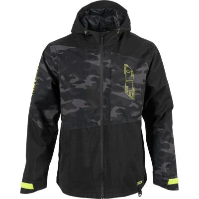 509 CHAQUETA FORJA SHELL Moto de Nieve Nieve Sin Aislamiento - Negro Camuflaje - MEDIANO - NUEVO Foto 1 de 3