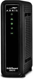 ARRIS SURFboard SBG10 DOCSIS 3.0 Kabelmodem & AC1600 WLAN Router, 400 Mbit/s - Bild 1 von 6