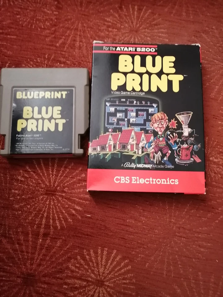 Blue Print (Atari 5200, 1983) Good Condition - Image 1 of 1
