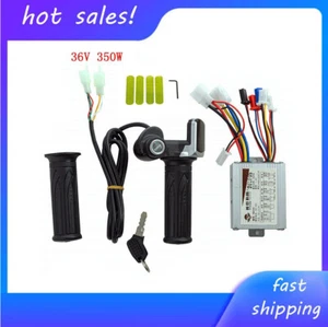 24V/36V/48V 250W/350W/500W Motor Brushed Controller + Throttle Grips For E-Bike/ - Picture 1 of 16