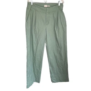 A New Day High Waisted Pleated Stretch Trousers Wide Leg Pants Size 10 - Picture 1 of 5