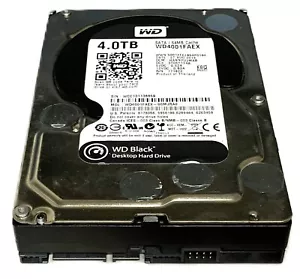 Disco duro WD NEGRO 4 TB 64 MB SATA 3,5" WD4001FAEX _probado - Imagen 1 de 6