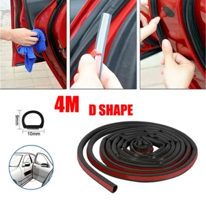 Universal Big D Shape Rubber Car Door Seal Strip Hollow Edge Guard Weatherstrip - Picture 1 of 12