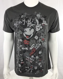 Camiseta Disneyland Mickey Mouse 1928 Talla L Gris Mangas Cortas Gráficos  - Imagen 1 de 8