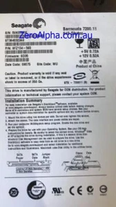 ST3640323AS, 9FZ134-568, SD35, WU, 5VK0 Seagate Data Recovery Donor Hard Drive - Picture 1 of 1