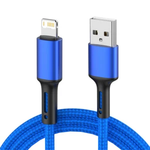 Heavy Duty Fast Charging USB Charger Cable For iPhone 11 12 13 14 Pro 7 8 6 Cord - Picture 1 of 13