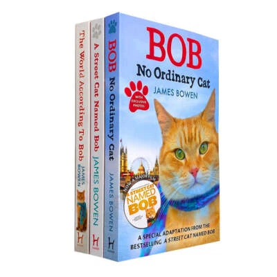 James Bowen Bob Collection 3 Books Set A Street Cat Named Bob | James Bowen NEW - Image 1 of 3