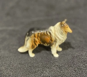 Pre Owned Elegant Porcelain Inarco Rough Collie Dog Figurine - Picture 1 of 5