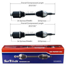 For Chevy Cobalt HHR Saturn Ion FWD Pair of Front CV Axle Shafts SurTrack Set