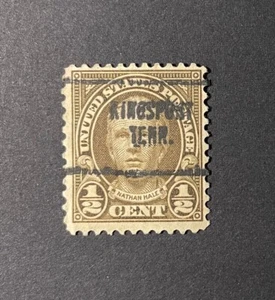 Kingsport, Tennessee Type 704 Precancel - ½ cent Hale - U.S. #653 - TN - Picture 1 of 1