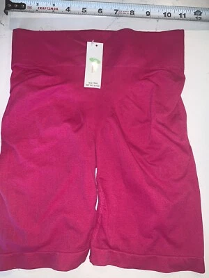 Femina Waist Control Butt Shaper FREE SIZE WORK OUT FITNESS SPANDEX Nice FUCHIA - Image 1 of 4