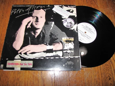 PETER ALLEN - CONTINENTAL AMERCAN - WHITE LABEL PROMO A&M RECORDS LP - Image 1 of 2