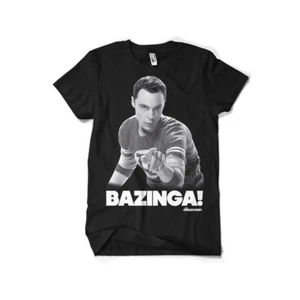 Officially Licensed TBBT Sheldon Says BAZINGA! Men'S T-Shirt S-XXL Sizes - Picture 1 of 1