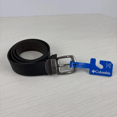 Cinturón reversible Columbia para hombre negro marrón cuero artesanal mediano 34-36 nuevo con etiquetas Foto 1 de 4