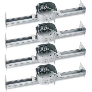 Therwen 4 Pieces Adjustable Fan Electrical Box Brace for Ceiling Fans and Lig... - Picture 1 of 7