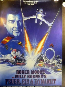 Feuer, Eis + Dynamit - Roger Moore - Filmposter A1 84x60cm gerollt - Picture 1 of 1