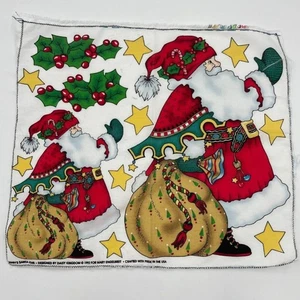 Vintage Daisy Kingdom Applikation Stoff Santa Weihnachten MÄNGEL klein Urlaub Handwerk - Bild 1 von 14