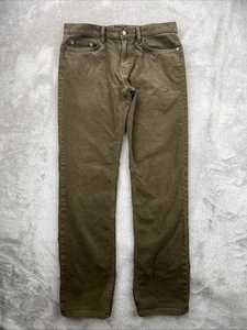 Banana Republic Jeans Herren 32x32 Grün Traveler Straight Slim Fit Stretch Denim - Bild 1 von 17