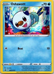 Black Star Promo Oshawott SWSH222 Promo SWSH: Sword & Shield Promo Cards - Picture 1 of 2