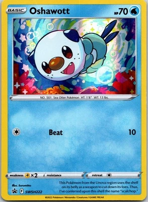 Black Star Promo Oshawott SWSH222 Promo SWSH: Sword & Shield Promo Cards - Image 1 of 2