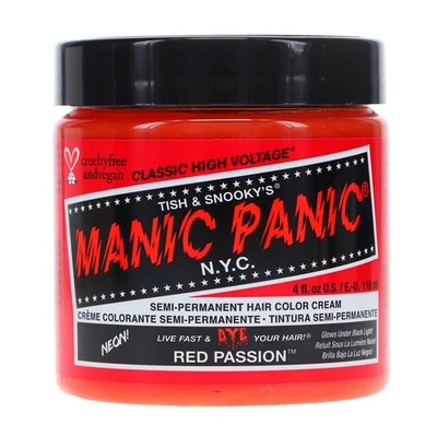 MANIC PANIC Classic High Voltage Red Passion 4 oz - Image 1 of 4