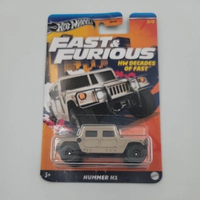 Mattel HOT WHEELS Fast And Furious Hummer H1 HW Decades Of Fast 1:64 NEW - Image 1 of 2
