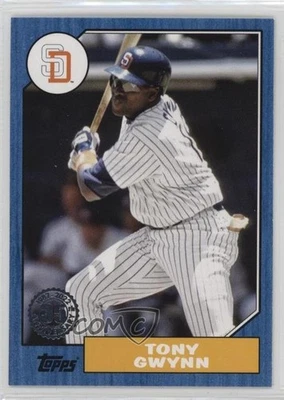 2022 Series 1 1987 Topps Baseball 35th Anniversary Blue Tony Gwynn #T87-57 HOF - Image 1 of 2
