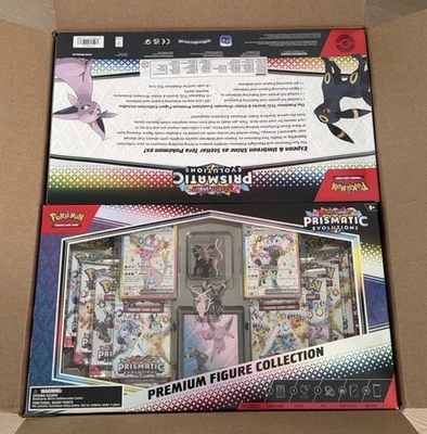 POKEMON TCG Prismatic Evolutions Premium Figure Collection In Hand Free Ship - Image 1 of 2