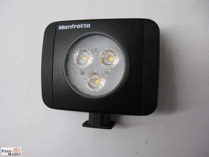 Manfrotto Lumimuse 3 LED Leuchte mit Zubehörschuh / Blitzschuh´+ 1/4 Zoll - Picture 1 of 4