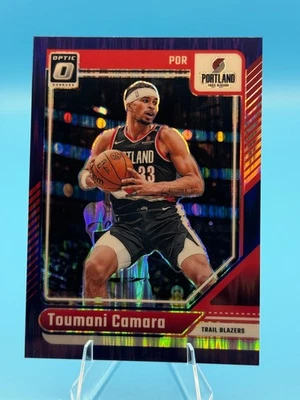 2024-25 Donruss Optic #113 Toumani Camara Purple Shock - Image 1 of 2