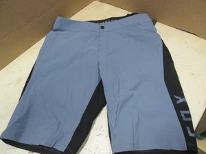 FOX MOUNTAIN-BIKE BMX ATV MX MOTOCROSS SHORTS - RANGER - 34" black + blue - Picture 1 of 8