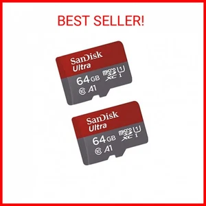 SanDisk 64GB X2 (128GB) MicroSD HC Ultra Uhs-1 Memory Card - Picture 1 of 1