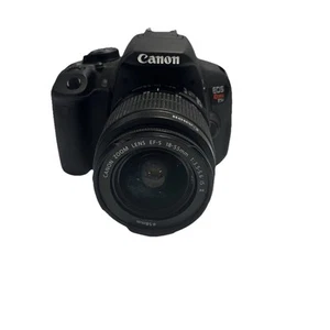Canon EOS Rebel T5i  with EF-S 18-55 mm lens - Black - Picture 1 of 9