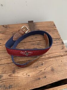 Quail Hollow Club Belt Men's size 36 By The Belted Cow Made in USA EUC