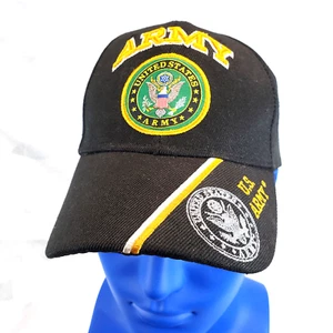 US Army Officially Licensed Embroidered Logo Adjustable Hat Cap Army Seal Patch - Picture 1 of 7