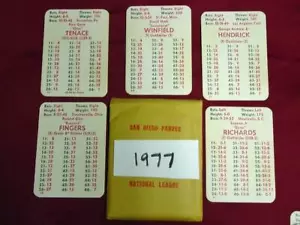 1977 APBA - SAN DIEGO PADRES Baseball Team Set : 20 players cards (original) - Picture 1 of 1